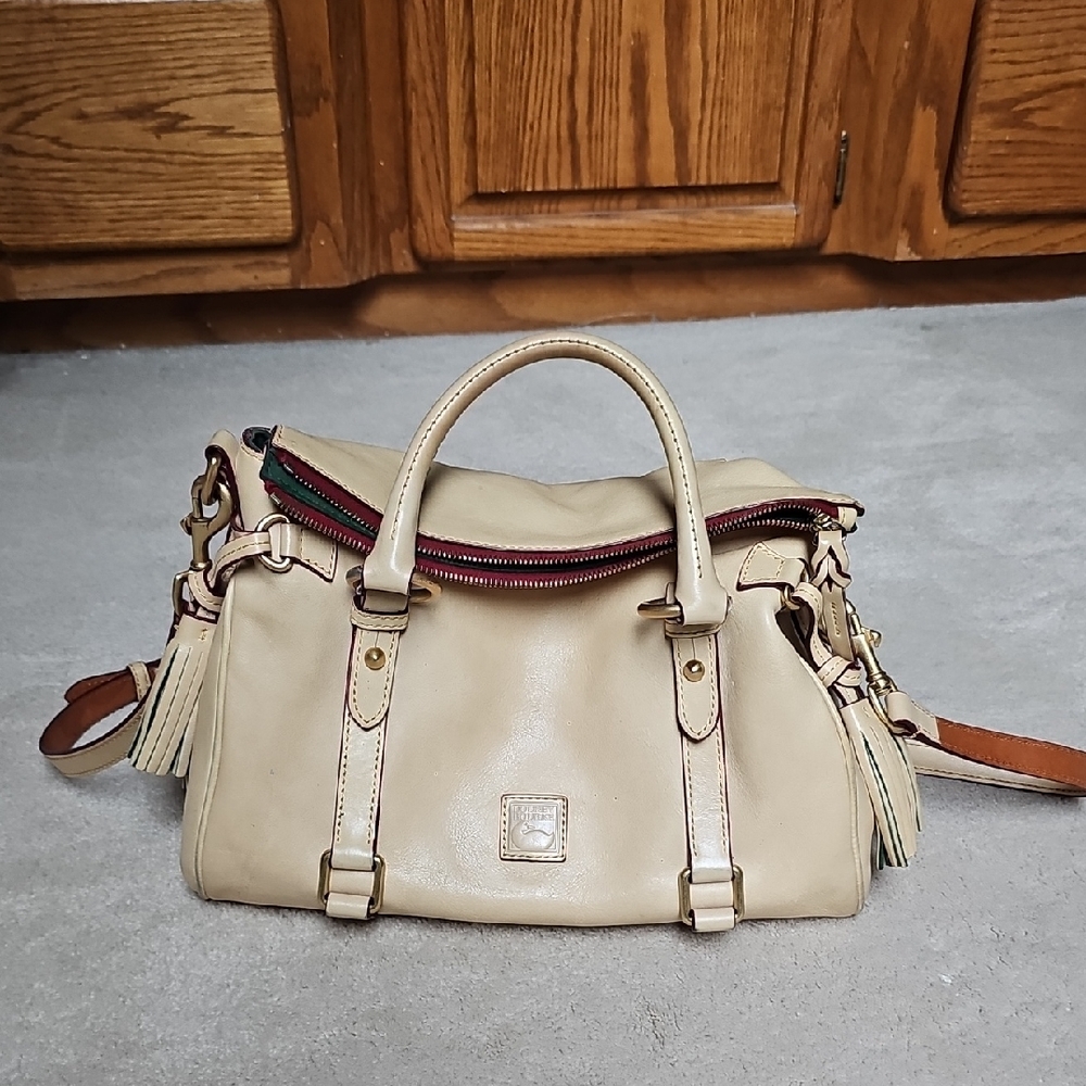 Dooney & Bourke Tan Leather Satchel